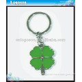 2016 Wholesale Custom Green Leaves Keychain